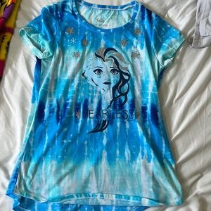 Justice Girls Frozen Tie Dye T-Shirt